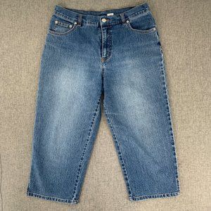 Sonoma Life Syle Stretch Cropped Jeans Sz 10 75% Cotton 23% polyester 2% Spandex